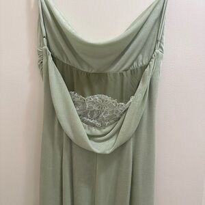 Katie May Sage Green Gown, Medium